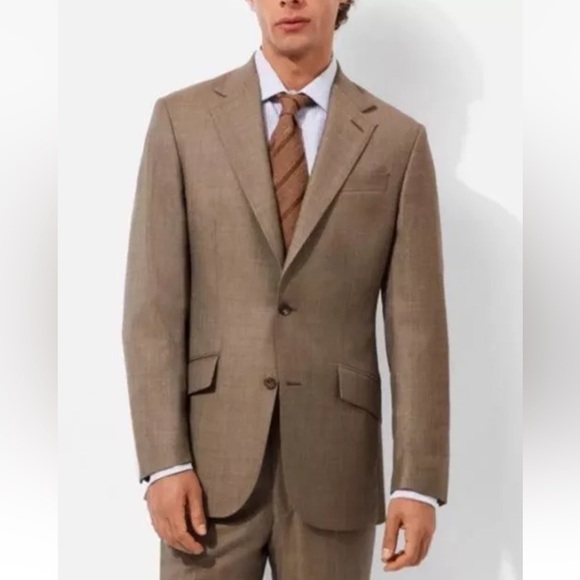 Michael Kors Mens Brown Blazer Sport Coat Jacket Size 42R (BR)
